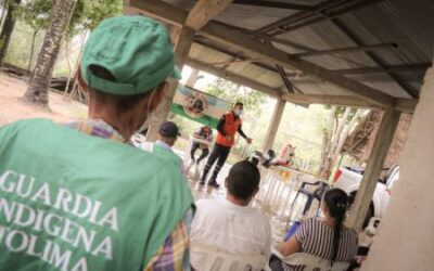 Indígenas del Tolima reciben capacitaciones contra incendios forestales