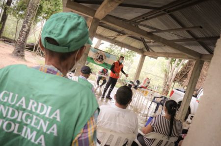 Indígenas del Tolima reciben capacitaciones contra incendios forestales