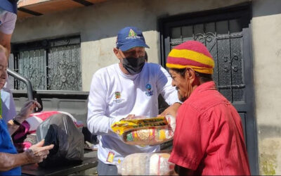 Familias de La Martinica afectadas por lluvias recibieron ayudas humanitarias