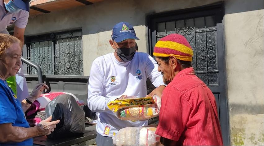 Familias de La Martinica afectadas por lluvias recibieron ayudas humanitarias