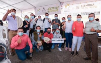 480 familias caficultoras del Tolima tendrán filtros verdes en sus fincas para cuidar las fuentes hídricas