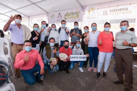 480 familias caficultoras del Tolima tendrán filtros verdes en sus fincas para cuidar las fuentes hídricas