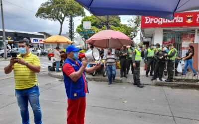 Inició campaña de recuperación del espacio público en plaza de mercado de La 21