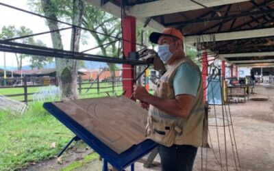 Herney Nieto Delgado, el artista detrás de la elaboración del alumbrado navideño de Ibagué