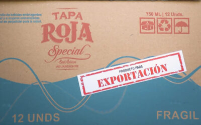 Aguardiente Tapa Roja hace historia con su primera exportación internacional