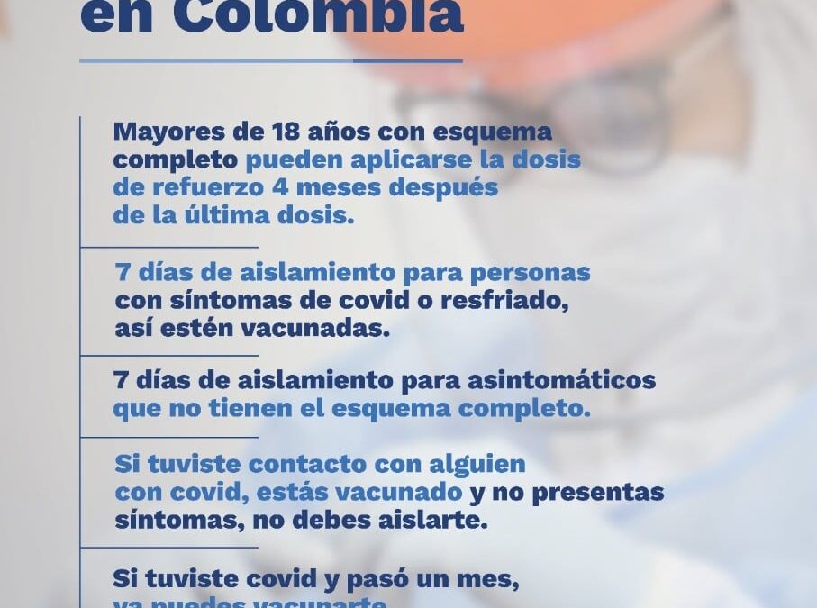 Tolima acata las nuevas decisiones del Gobierno Nacional frente a Ómicron