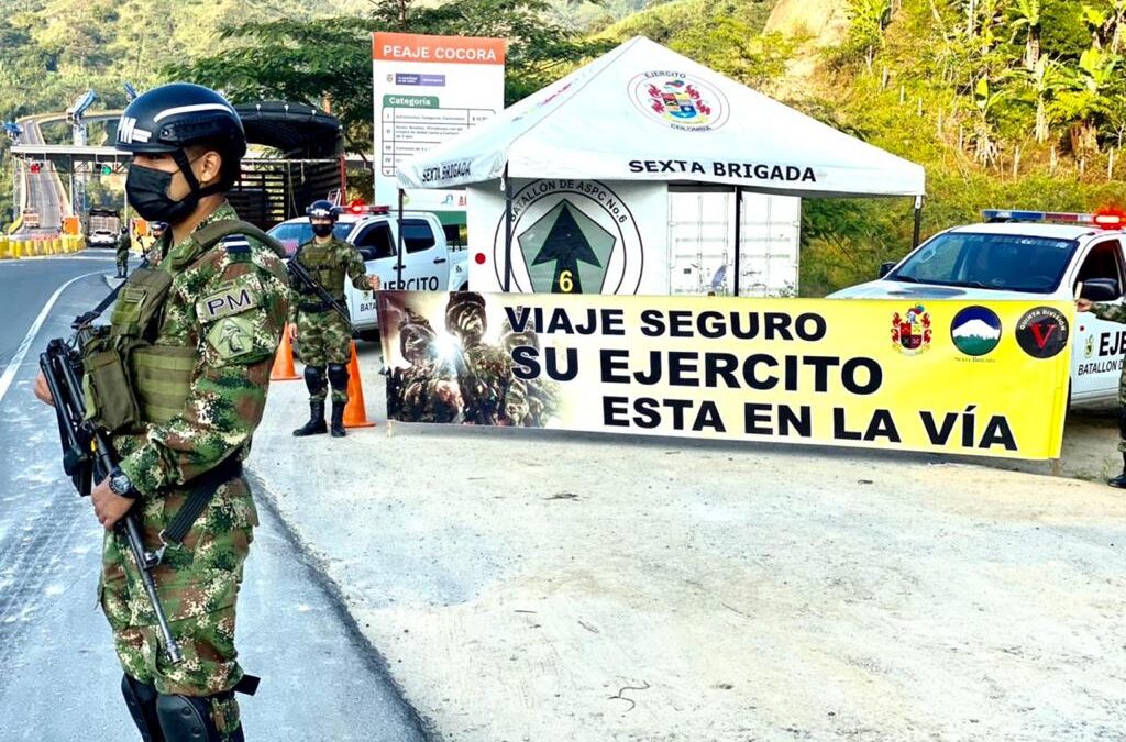 En este puente de Reyes, los Soldados de la Sexta Brigada del Ejército Nacional, garantizaron un viaje seguro