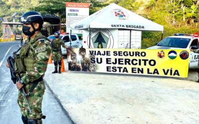 En este puente de Reyes, los Soldados de la Sexta Brigada del Ejército Nacional, garantizaron un viaje seguro