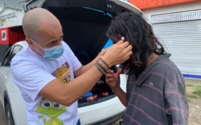 Alcaldía brindó atención integral a un habitante en situación de calle del sector de Picaleña