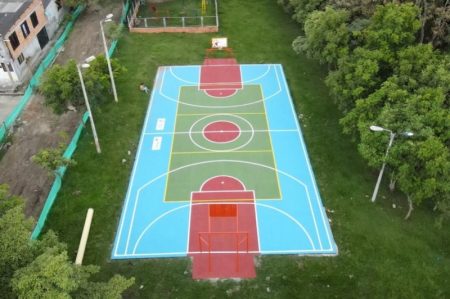 Remodelaron tres polideportivos en las comunas Cinco, Ocho y Nueve de Ibagué