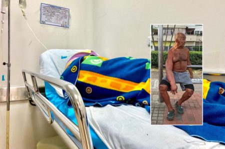 Don Alfonso recibe atención médica en un centro asistencial de Ibagué