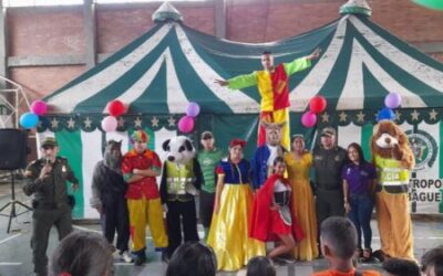 Policía Metropolitana de Ibagué celebró el Día del Niño