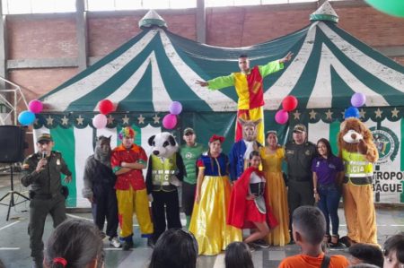 Policía Metropolitana de Ibagué celebró el Día del Niño