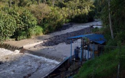 Pese al material de arrastre, bocatomas Combeima y Cay están habilitadas