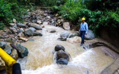 IBAL trabaja para restablecer captación en la quebrada Chembe