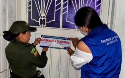 Cerraron establecimiento que prestaba servicios sexuales de manera ilegal en Ibagué