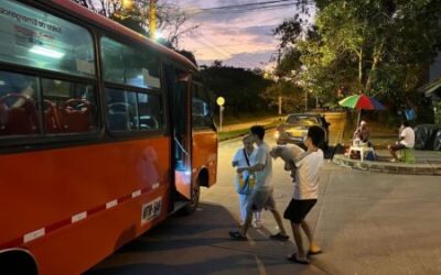 SETP hizo visita de control a rutas de bus en Arboleda del Campestre