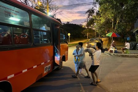 SETP hizo visita de control a rutas de bus en Arboleda del Campestre