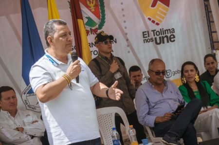 Gobernador del Tolima dio inicio a la construcción de la segunda fase del colegio de Herrera