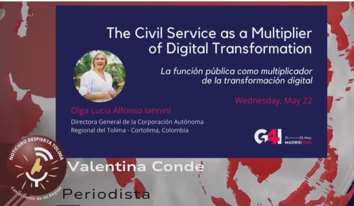 Directora de Cortolima interviene mañana en congreso mundial de transformación pública digital