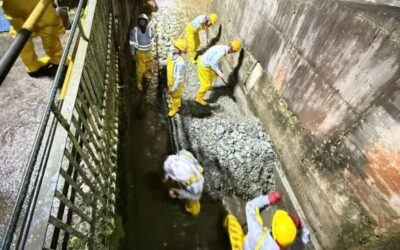 IBAL trabaja en el restablecimiento de la captación en la bocatoma Combeima